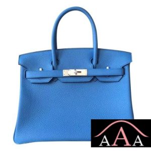 HERMES BIRKIN 30 BAG 2T BLUE PARADISE CLEMENCE CALFSKIN SHW-1.jpg