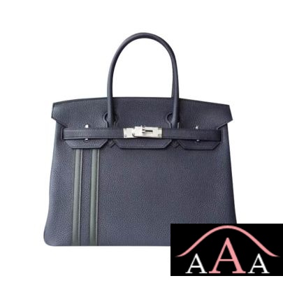 HERMES BIRKIN 30 BAG 2Z BIEU NUIT AND 6O VERT CYPRES TOGO SHW-1.jpg