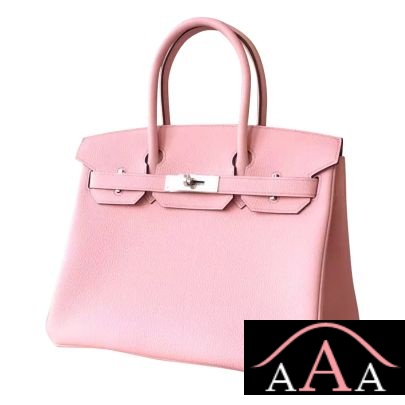 HERMES BIRKIN 30 BAG 3Q ROSE SAKURA CLEMENCE CALFSKIN SHW-3.jpg