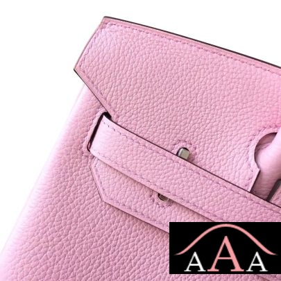 HERMES BIRKIN 30 BAG 3Q ROSE SAKURA CLEMENCE CALFSKIN SHW-5.jpg
