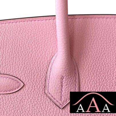 HERMES BIRKIN 30 BAG 3Q ROSE SAKURA CLEMENCE CALFSKIN SHW-6.jpg