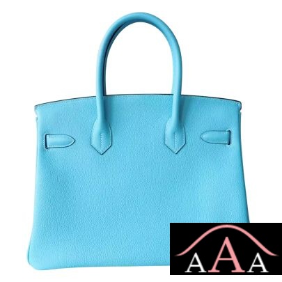 HERMES BIRKIN 30 BAG 3Z BLUE SAINT-CYR TOGO CALFSKIN SHW-3.jpg