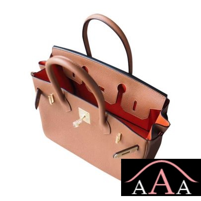 HERMES BIRKIN 30 BAG 4I MARRON DINDE AND 8V ORANGE POPPY TOGO GHW-2.jpg