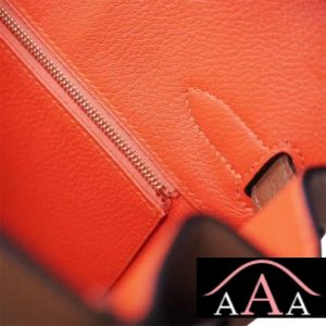 HERMES BIRKIN 30 BAG 4I MARRON DINDE AND 8V ORANGE POPPY TOGO GHW-3.jpg