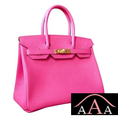 HERMES BIRKIN 30 BAG 5J FUSCHIA PINK CHEVRE MYZORE GOATSKIN GHW-3.jpg