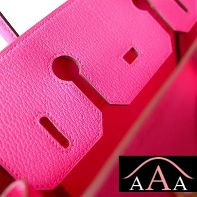 HERMES BIRKIN 30 BAG 5J FUSCHIA PINK CHEVRE MYZORE GOATSKIN GHW-5.jpg