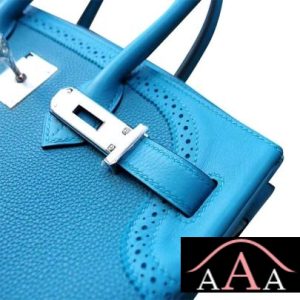 HERMES BIRKIN 30 BAG 7B TURQUOISE BLUE GHILLIES SHW-5.jpg