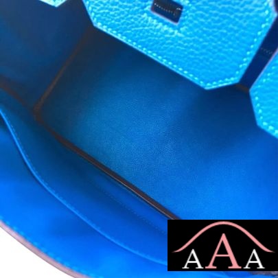 HERMES BIRKIN 30 BAG 7Q MYKONOS CLEMENCE CALFSKIN SHW-2.jpg