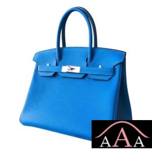 HERMES BIRKIN 30 BAG 7Q MYKONOS CLEMENCE CALFSKIN SHW-3.jpg