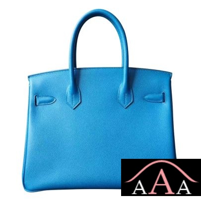 HERMES BIRKIN 30 BAG 7W BLUE IZMIR EPSOM CALFSKIN SHW-3.jpg