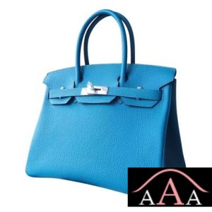 HERMES BIRKIN 30 BAG 7W BLUE IZMIR TOGO CALFSKIN SHW-3.jpg