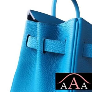HERMES BIRKIN 30 BAG 7W BLUE IZMIR TOGO CALFSKIN SHW-5.jpg