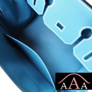 HERMES BIRKIN 30 BAG 89 NOIR AND CC75 BLUE JEAN TOGO AND CANVAS SHW-2.jpg