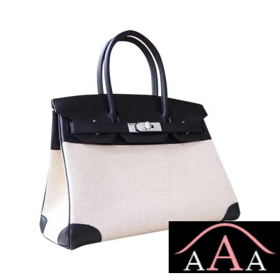 HERMES BIRKIN 30 BAG 89 NOIR SWIFT AND CANVAS SHW-1.jpg