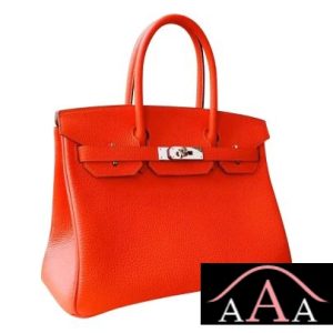 HERMES BIRKIN 30 BAG 8V ORANGE POPPY TOGO CALFSKIN-3.jpg