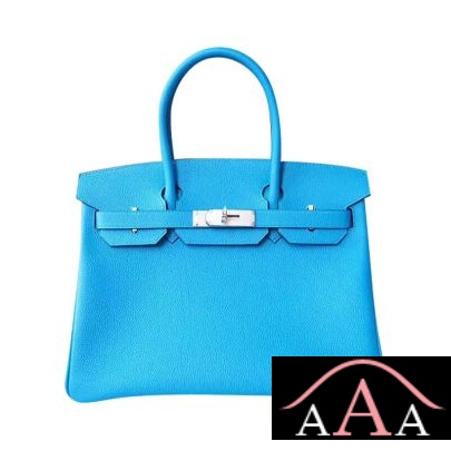 HERMES BIRKIN 30 BAG B3 BLUE ZANZIBAR TOGO SHW-1.jpg