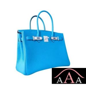 HERMES BIRKIN 30 BAG B3 BLUE ZANZIBAR TOGO SHW-3.jpg