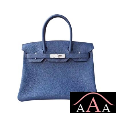 HERMES BIRKIN 30 BAG CC73 BLUE SAPHIR TOGO SHW-1.jpg