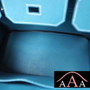 HERMES BIRKIN 30 BAG CC75 BLUE JEAN EPSOM SHW-2.jpg