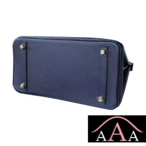 HERMES BIRKIN 30 BAG CC76 BLUE INDIGO EPSOM GHW-4.jpg