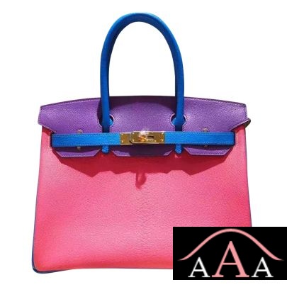 HERMES BIRKIN 30 BAG MULTICOLORED 8W ROSE AZALEE CHEVRE MYZORE GOATSKIN GHW-1.jpg