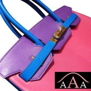 HERMES BIRKIN 30 BAG MULTICOLORED 8W ROSE AZALEE CHEVRE MYZORE GOATSKIN GHW-5.jpg