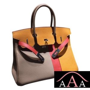 HERMES BIRKIN 30 BAG MULTICOLORED CK81 GRIS TOURERELLE CALFSKIN SHW-3.jpg
