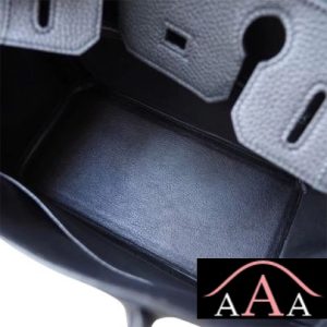 HERMES BIRKIN 30 BAG NOIR SWIFT AND TOGO CANVAS GHILLIES SHW-3.jpg