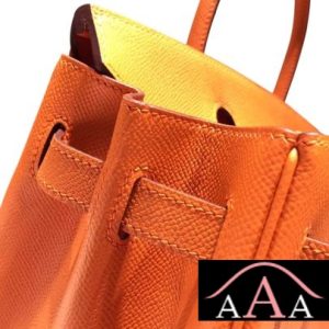 HERMES BIRKIN 30 BAG ORANGE CK93 EPSOM GHW-6.jpg