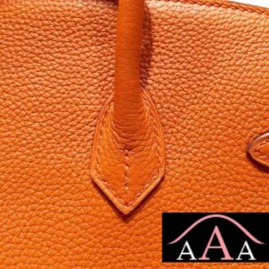 HERMES BIRKIN 30 BAG ORANGE CK93 TOGO GHW-5.jpg