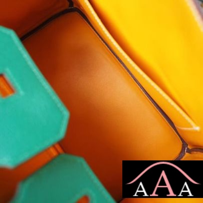 HERMES BIRKIN 30 BAG U5 BOSE LIPSTICK AND U4 VERT VERTIGO AND 9U MOUTARDE CHEVERE GHW-2.jpg