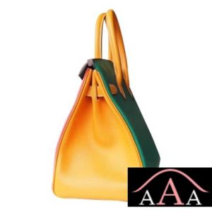 HERMES BIRKIN 30 BAG U5 BOSE LIPSTICK AND U4 VERT VERTIGO AND 9U MOUTARDE CHEVERE GHW-3.jpg