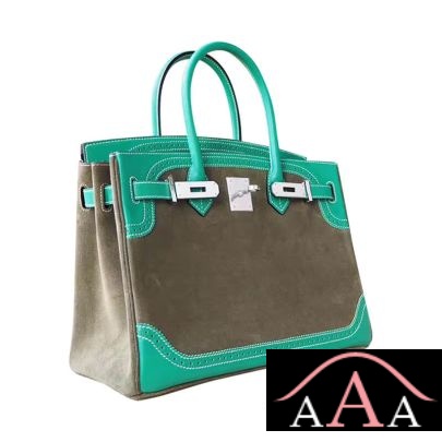 HERMES BIRKIN 30 BAG VERT GRIS AND ETOUPE AND BAMBOO SWIFT AND TOGO GHILLIES SHW-3.jpg
