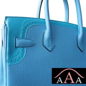 HERMES BIRKIN 30 GHILLIES BAG 7B TURQUOISE BLUE CALFSKIN SHW-5.jpg