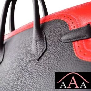 HERMES BIRKIN 30 GHILLIES BAG BICOLORED CK89 NOIR CALFSKIN GHW-6.jpg