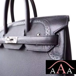HERMES BIRKIN 30 GHILLIES BAG CK89 NOIR CALFSKIN SHW-5.jpg