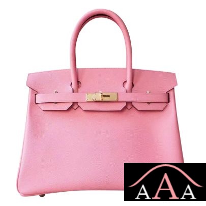 Hermes Birkin 30 Handbag 1Q Rose Confetti Epsom Ghw