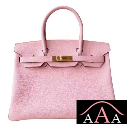 Hermes Birkin 30 Handbag 3Q Rose Sakura Togo Ghw