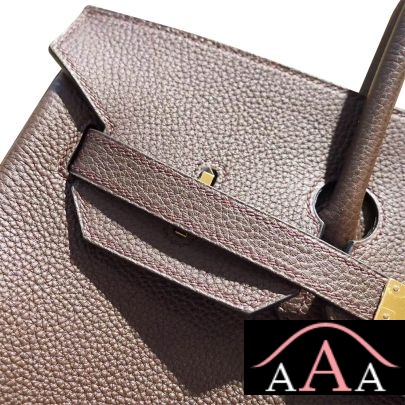 HERMES BIRKIN 30 HANDBAG 4A CAFE TOGO GHW-5.jpg