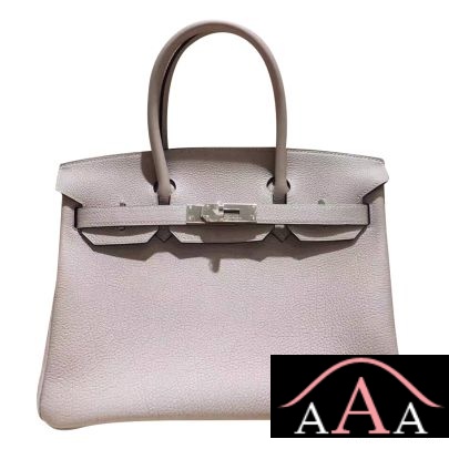 Hermes Birkin 30 Handbag 4Z Gris Mouette Togo Phw