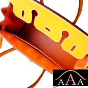 HERMES BIRKIN 30 HANDBAG 9V JAUNE AND 9J FEU EPSOM GHW-6.jpg