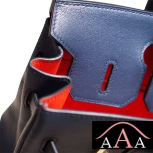 HERMES BIRKIN 30 HANDBAG BICOLORED 2Z BLUE NUIT SWIFT GHW-5.jpg