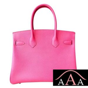 HERMES BIRKIN 30 HANDBAG BICOLORED 5R ROSE SHOCKING CHEVRE MYZORE GHW-3.jpg