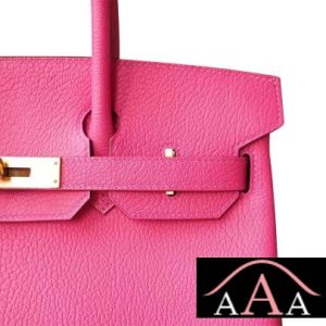 HERMES BIRKIN 30 HANDBAG BICOLORED 5R ROSE SHOCKING CHEVRE MYZORE GHW-6.jpg