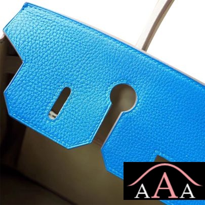 HERMES BIRKIN 30 HANDBAG BICOLORED 7Q MYKONOS CLEMENCE GHW-2.jpg