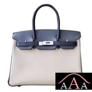 HERMES BIRKIN 30 HANDBAG BICOLORED CK80 PEARL GREY CHEVRE MYZORE PHW-1.jpg