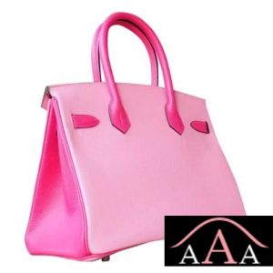 HERMES BIRKIN 30 HANDBAG BICOLORED P5 PINK CHEVRE MYZORE PHW-4.jpg
