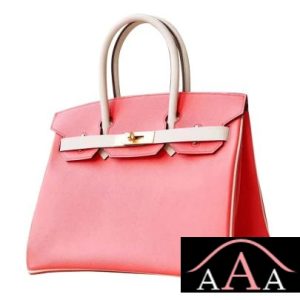 HERMES BIRKIN 30 HANDBAG BICOLORED T5 ROSE JAIPUR EPSOM GHW-1.jpg