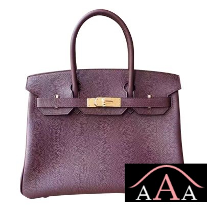 Hermes Birkin 30 Handbag CC58 Prune Togo Ghw