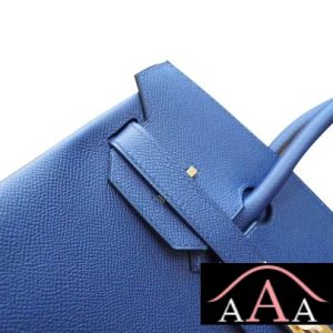 HERMES BIRKIN 30 HANDBAG CK73 BLUE SAPHIR EPSOM GHW-2.jpg